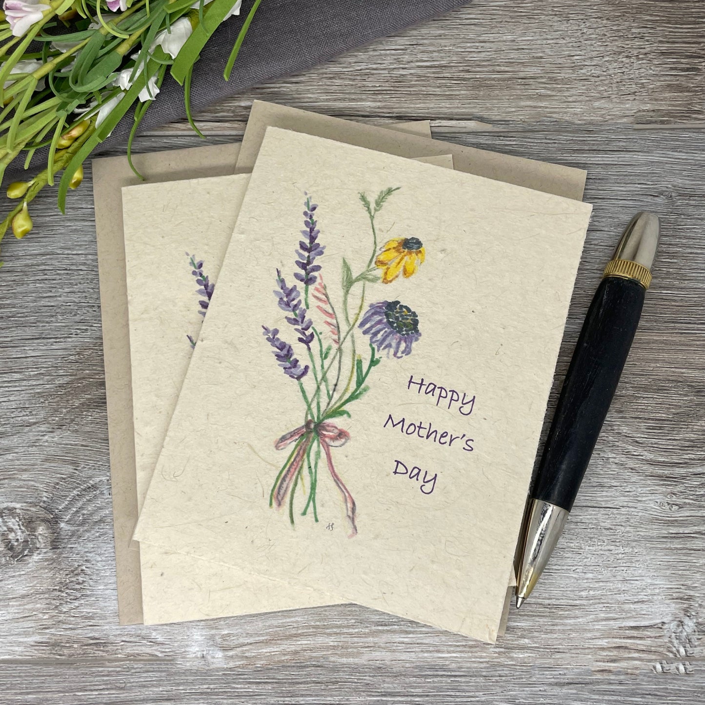 Mother's Day  |  Wildflowers  | Hand Drawn |  Plantable Seed Paper