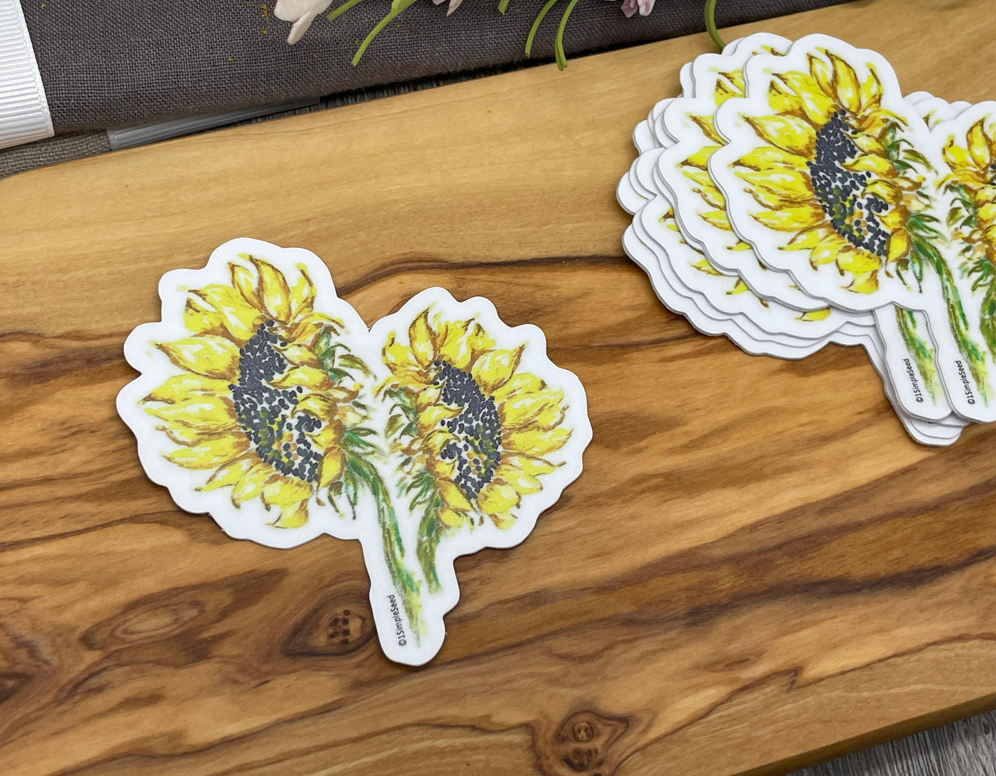 Sunflower Sticker